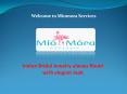 Services for miomora.com Bollywood Jewelry, Indian Wedding Jewelry PowerPoint PPT Presentation