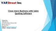 Close more Business with Sales Quoting Software