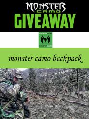 monster camo backpack