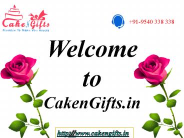 Buy Cakes with  Various Flavors Vai CakenGifts.in