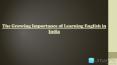 Why English Is Important For Indians PowerPoint PPT Presentation