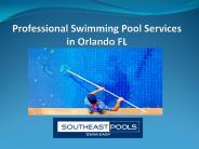 Professional Swimming Pool Services in Orlando FL