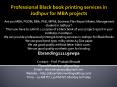 Professional Black book printing services in Jodhpur for MBA projects PowerPoint PPT Presentation