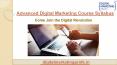 Advance Digial Marketing Courses Details And Syllabus in Delhi Rohini PowerPoint PPT Presentation