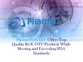 PharmaTech LLC Offers Top Quality Rx & OTC Products While Meeting and Exceeding FDA Standards PowerPoint PPT Presentation