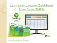 QuickBooks Error code 6000, 82