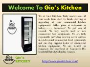 Wholesale Restaurant Equipment Vancouver |gioskitchen