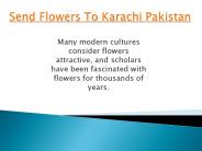 Send Flowers To Karachi Pakistan