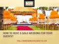 How to Host a Gala Wedding for your Guests? PowerPoint PPT Presentation