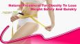 Natural Treatment For Obesity To Lose Weight Safely And Quickly PowerPoint PPT Presentation