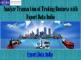 Analyze Transaction of Trading Business with Export Data India PowerPoint PPT Presentation