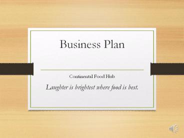 Business Plan
