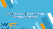 3D Interior and Exterior Design Rendering Services