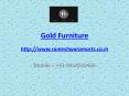 Gold Furniture (1) PowerPoint PPT Presentation