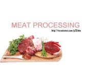 Commercial Meat Processing Equipment
