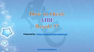 All India Bar Examination Results