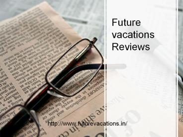 Vacant - Admin (manager) in future - vacations ((Reviews))