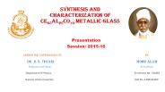 metallic glass