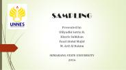 Sampling