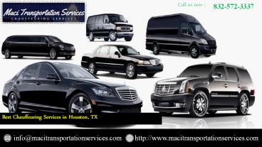 Luxury Limousine Service in Houston TX