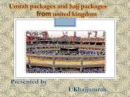 Umrah and hajj packages