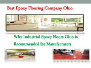 Best Epoxy Flooring Company Ohio