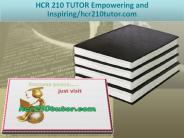 HCR 210 TUTOR Empowering and Inspiring/hcr210tutor.com