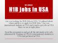 H1B jobs in USA PowerPoint PPT Presentation