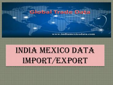 Find importer ,exporter,buyers & suppliers details along with data