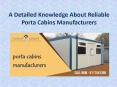 A Detailed Knowledge About Reliable Porta Cabins Manufacturers PowerPoint PPT Presentation