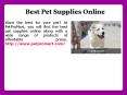 Pet Apparel online PowerPoint PPT Presentation