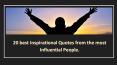 20 best Inspirational Quotes from the most Influential People PowerPoint PPT Presentation