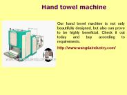 Toilet tissue roll machine