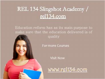 REL 134 Slingshot Academy / rel134.com