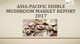 Asia-Pacific Edible Mushroom Market Report 2017 PowerPoint PPT Presentation