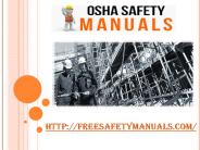 Free Safety Manual