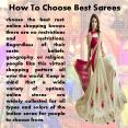 How To Choose Best Sarees