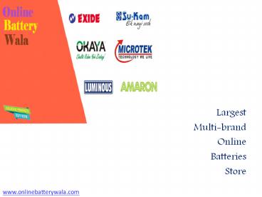 Shop Batteries,Solar,Inverters Online