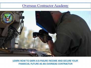 Overseas Contractor Academy