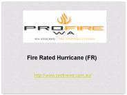 Fire Rated Hurricane
