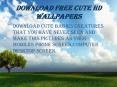 download free cute hd wallpapers PowerPoint PPT Presentation