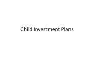 Child Investment Plans
