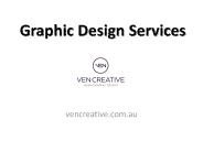 Graphic Design Services - vencreative.com.au