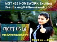MGT 426 HOMEWORK Exciting Results -mgt426homework.com