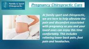 Pregnancy Chiropractic Care - Family and Sport Chiropractic