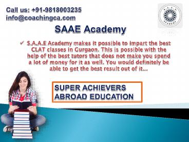 clat coaching in gurgaon
