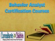 Behavior Analyst Certification Courses
