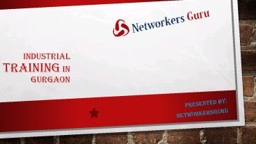 Industrial Training In Gurgaon India