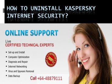 How To Uninstall Kaspersky Internet Security?