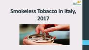 Smokeless Tobacco in Italy, 2017
